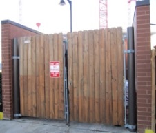 greenville-sc-business-dumpster-fence-builder